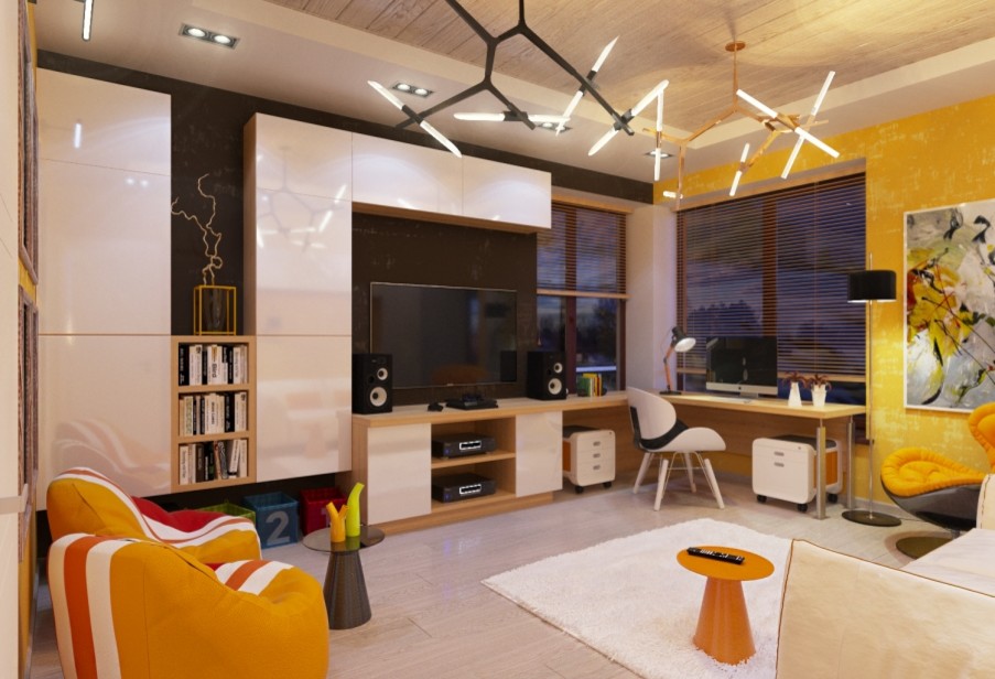 Проект детской комнаты для подростка