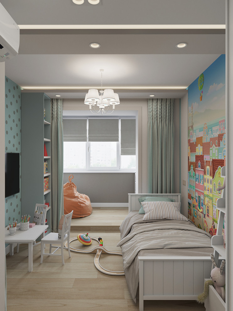 Квартира 110 м2. Природный аквамарин