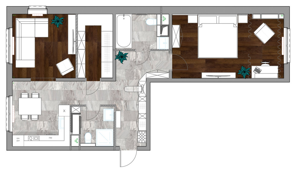 Схема зонирования