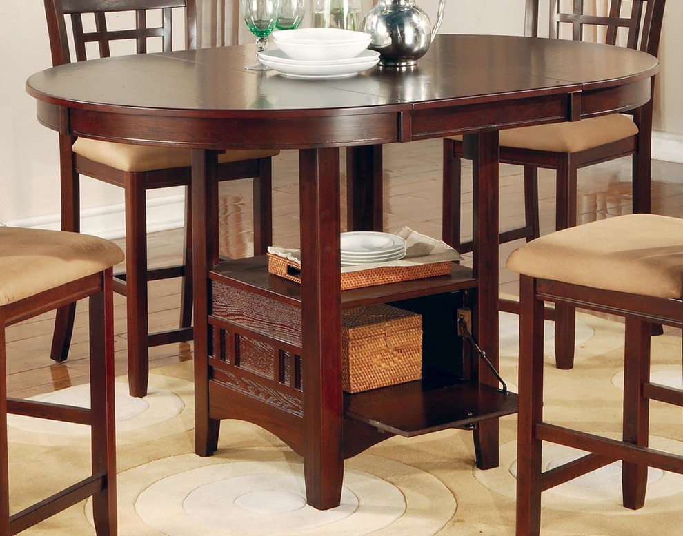 Emma Mason Signature Colin Counter Height Table in Dark Cherry