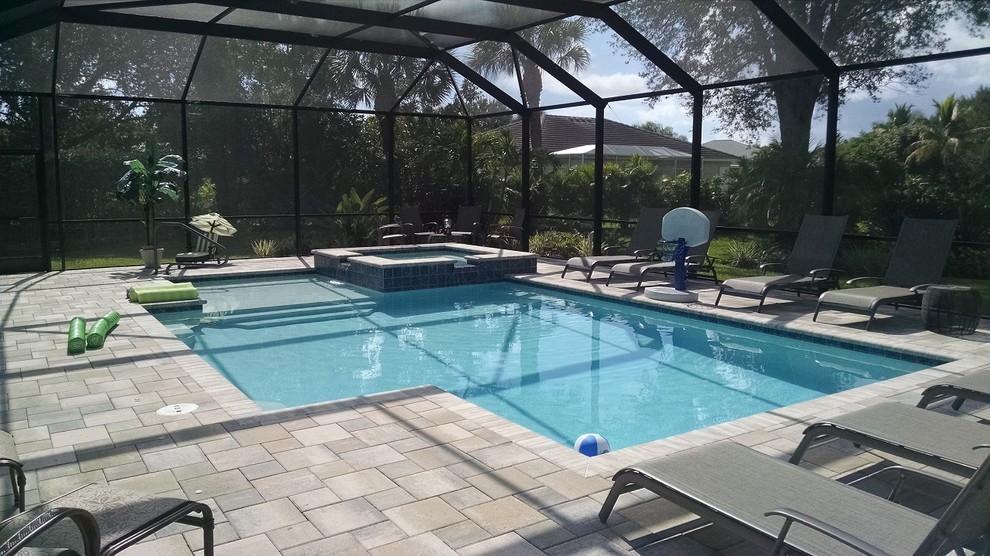 Trendy pool photo in Miami