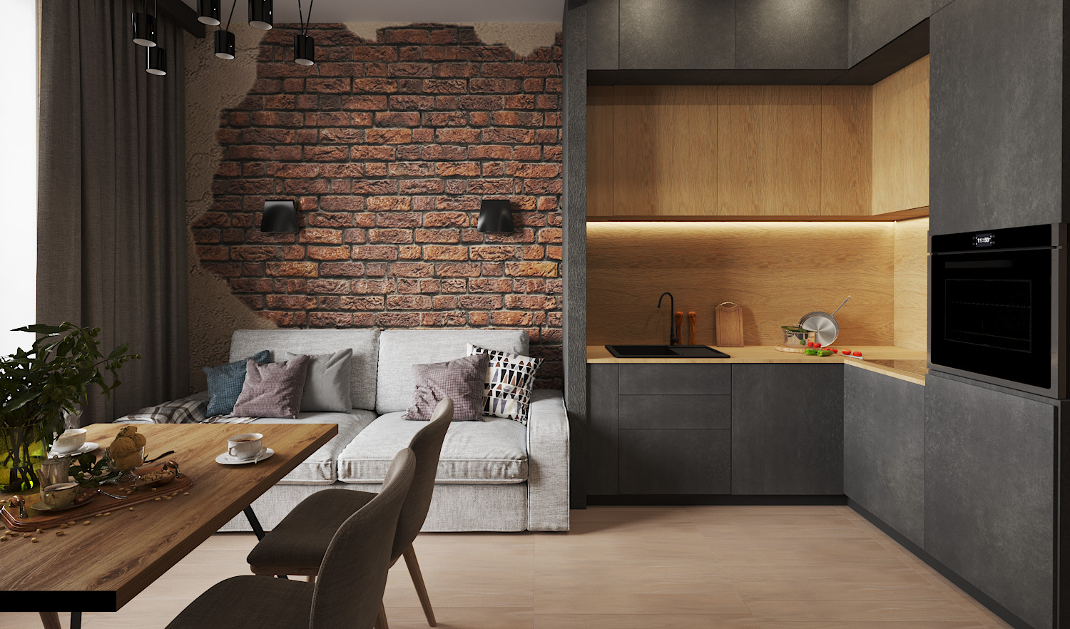 Немного лофта в городской квартире