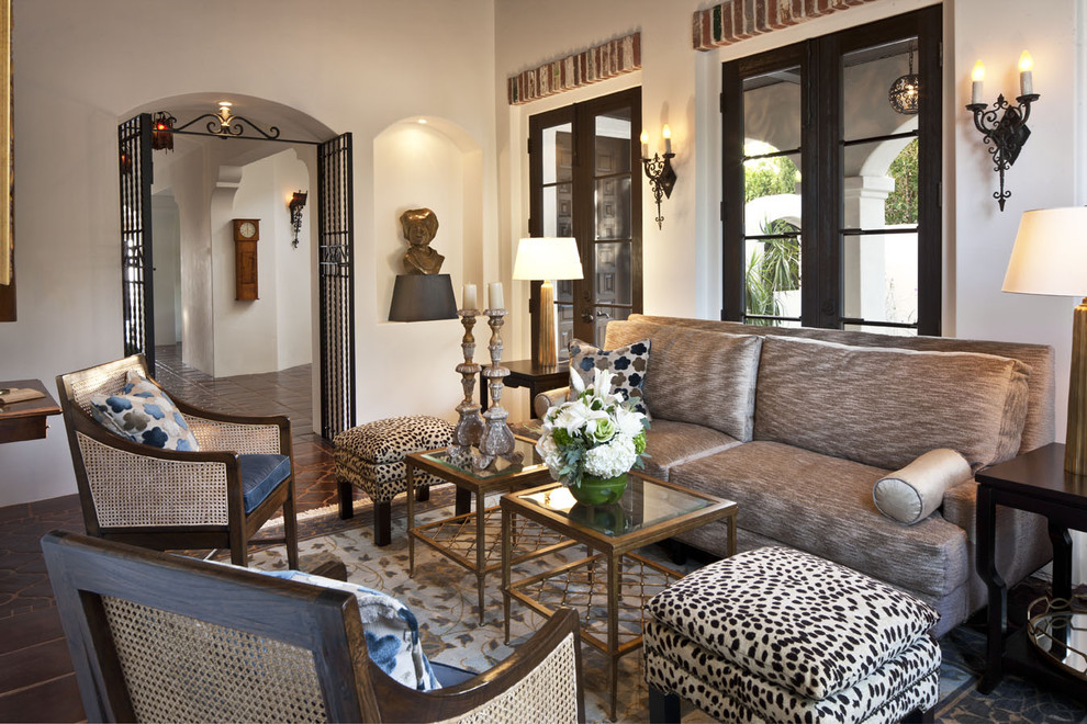 Living Room Mediterranean Living Room Los Angeles By Dayna Katlin Interiors