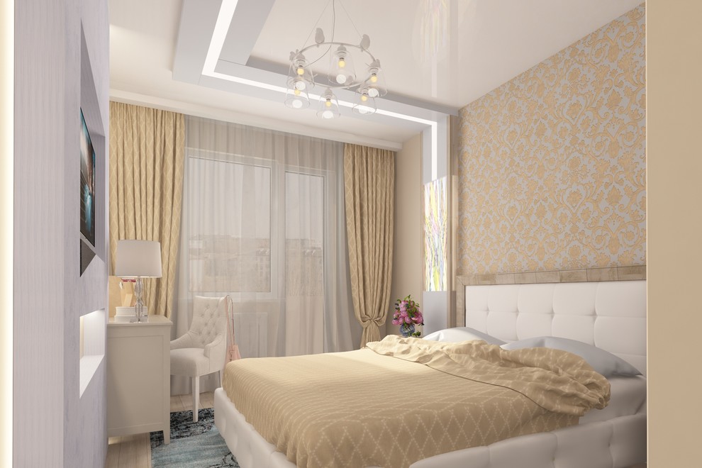 Уютная и теплая спальня для пожилой пары.