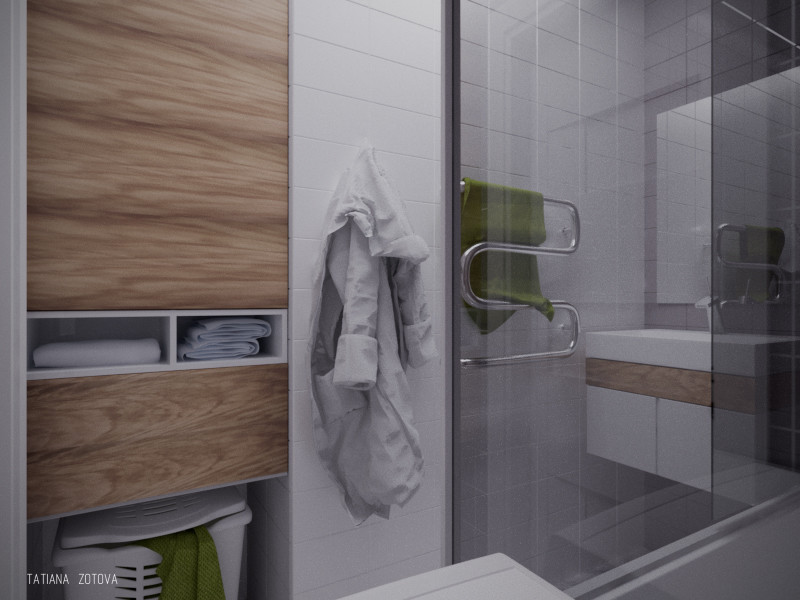 Дизайн интерьера в ЖК "Парковый" г. Тула