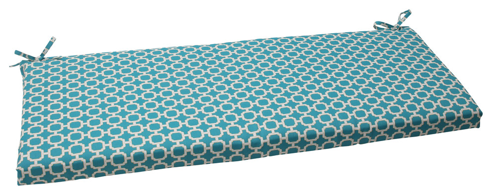 Hockley Teal Bench Cushion - Contemporary - Seat Cushions - by Pillow ...