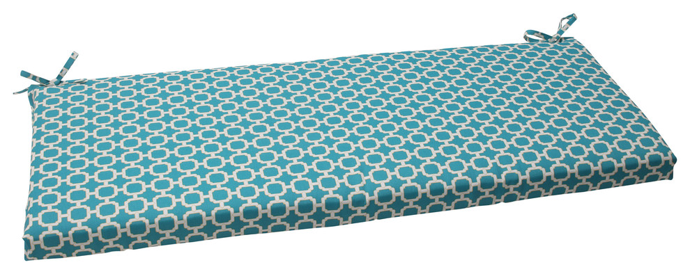 Pillow Perfect 498508 Hockley Teal Bench Cushion