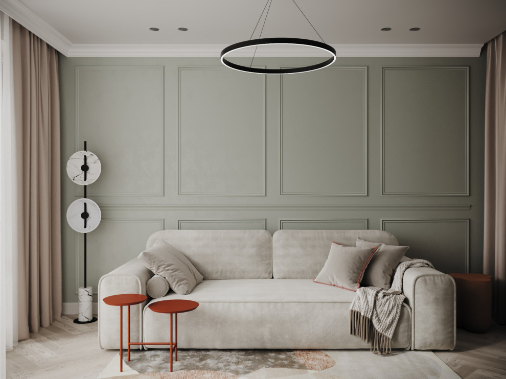 Уютная квартира в спокойных светлых оттенках