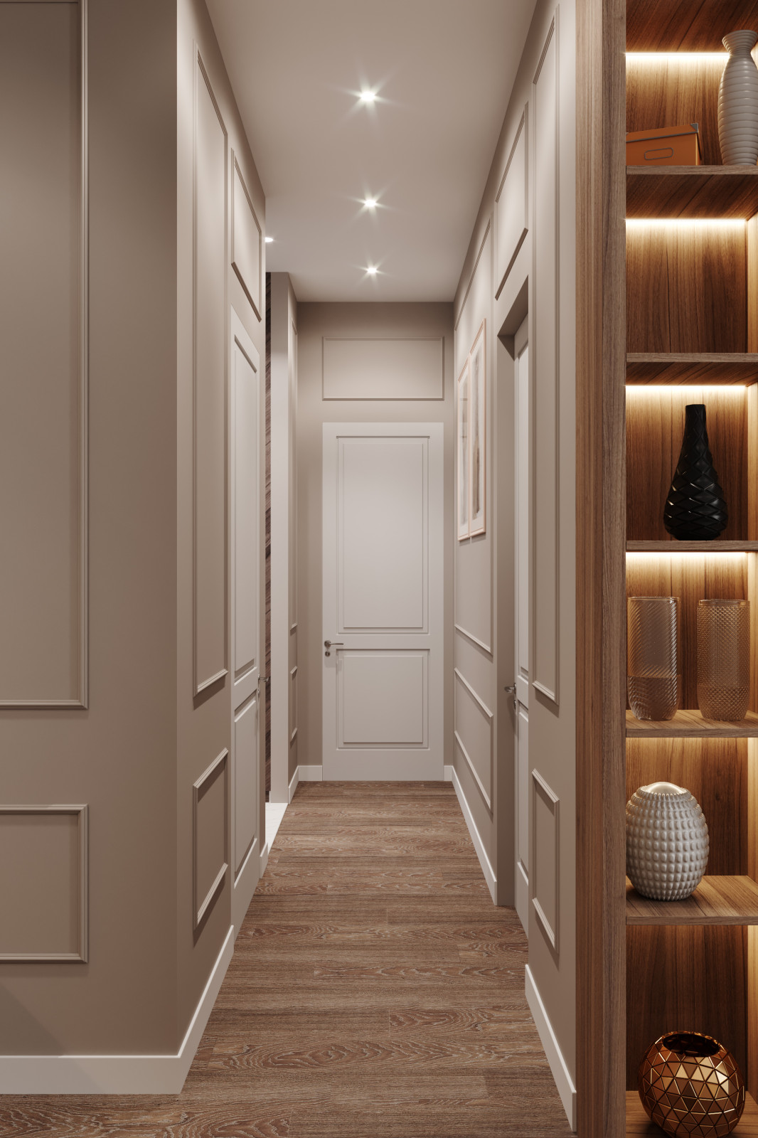 Квартира 73 кв. м. в современном стиле Новочерёмушкинская 17