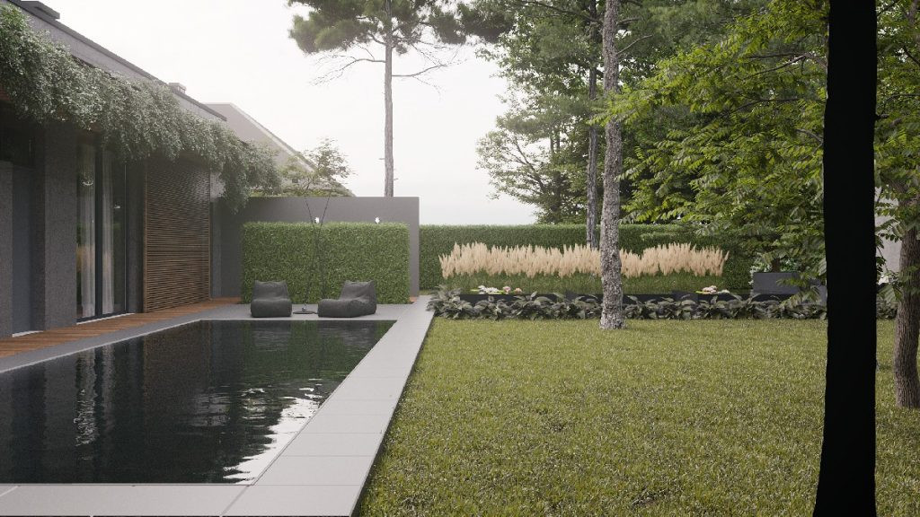 Частный дом в стиле Хай-Тек