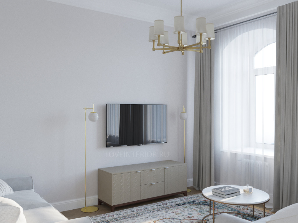 Квартира в доме, построенном в XIX веке в центре Москвы