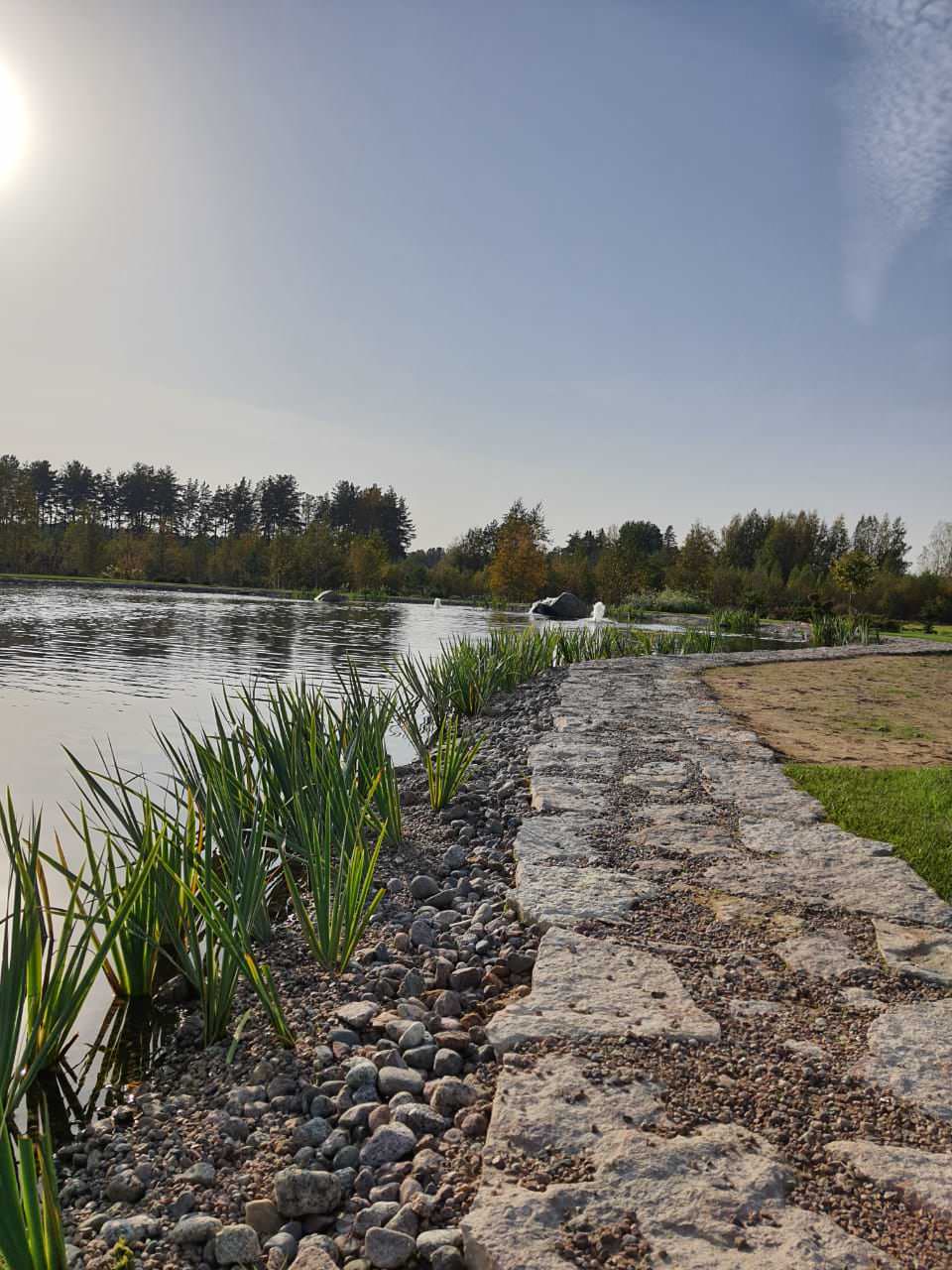 Декоративный водоём в п. Репино (Лен. обл.)