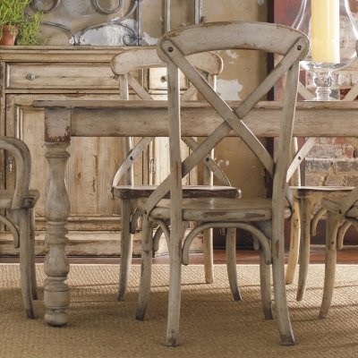 Wakefield X-Back Dining Side Chairs - Set of 2