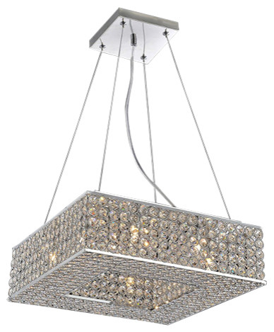 CWI Lighting Dannie 8 Light Chandelier With Chrome Finish