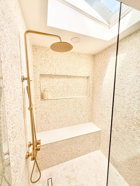 Luxurious Stone Primary Shower 