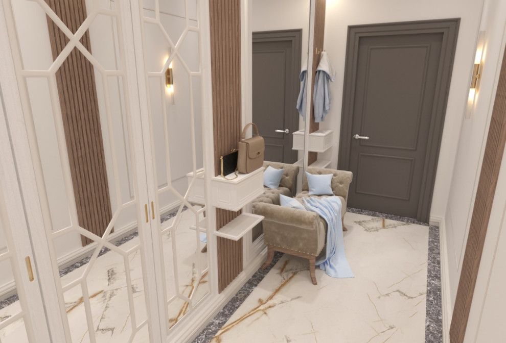 легкая неоклассика в голубом