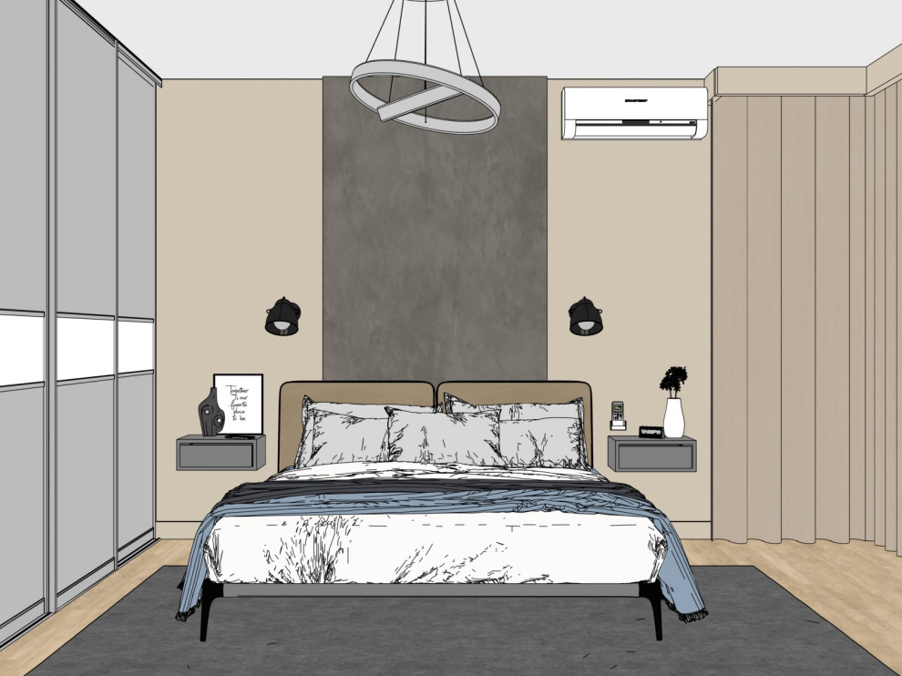 Спальня в частном доме