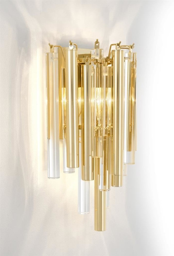 Gold Wall Lamp Eichholtz Gigi Contemporary Wall Sconces by Oroa