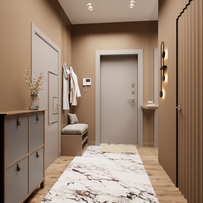 Двухэтажный дом для большой семьи