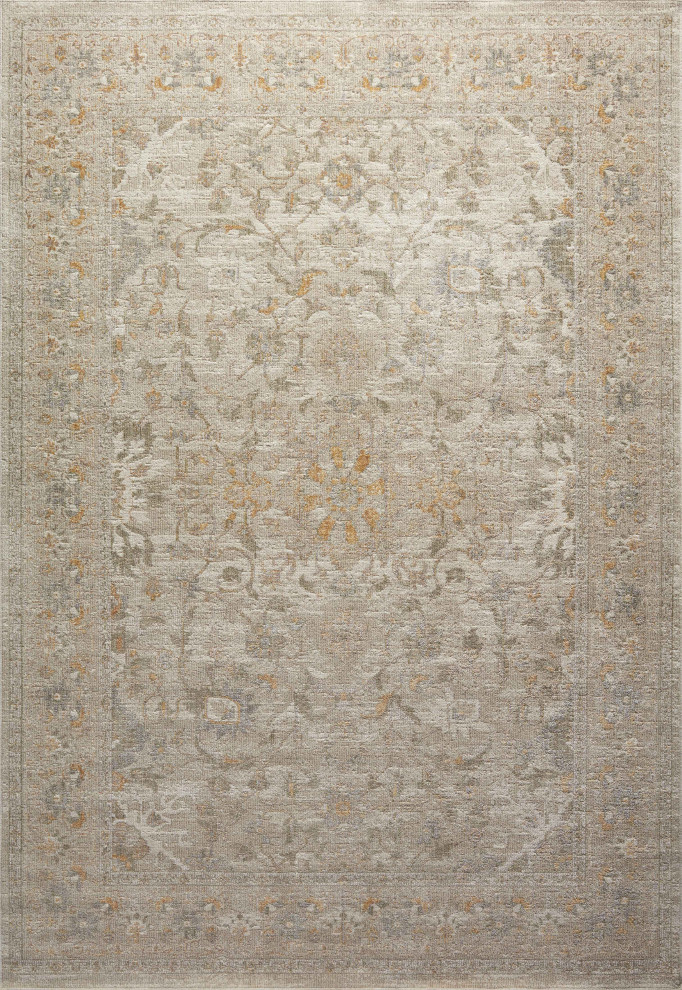 Loloi Rosemarie Roe-02 Traditional Rug, Ivory and Natural, 10'0"x14'0"
