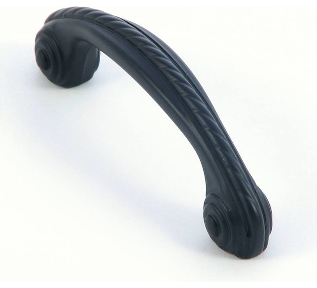 Stone Mill Hardware Rope Cabinet Pull And Drawer Handle Stone Mill Hardware Matte Black Rope Cabinet Pull