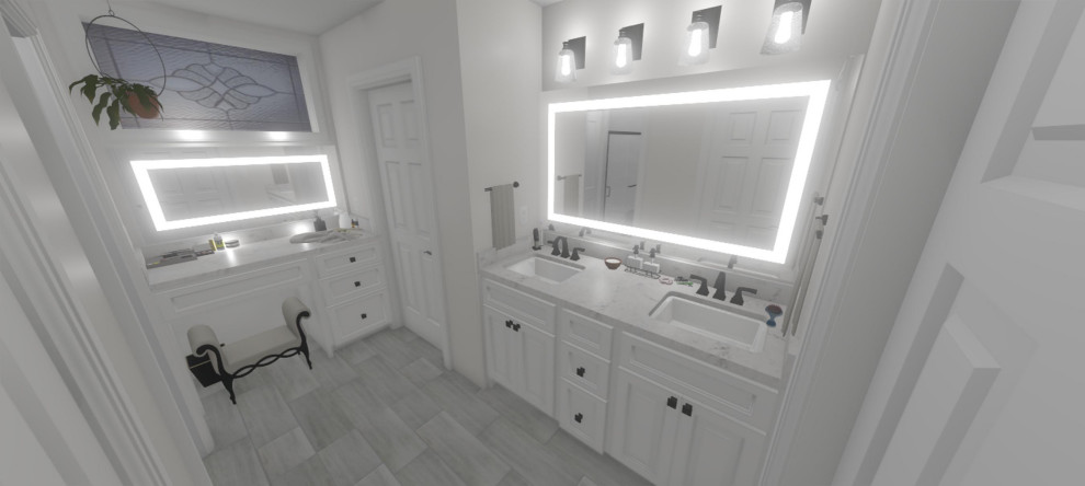 Bathroom - transitional bathroom idea
