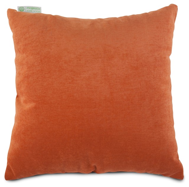 Villa Orange Extra Large Pillow 24x24 Contemporary Decorative