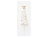 9 Feather Tree with Star on 10 Stick, Red, Set of 3 - 13