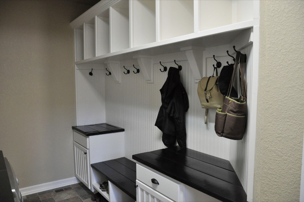 This is an example of a contemporary laundry room in Denver.