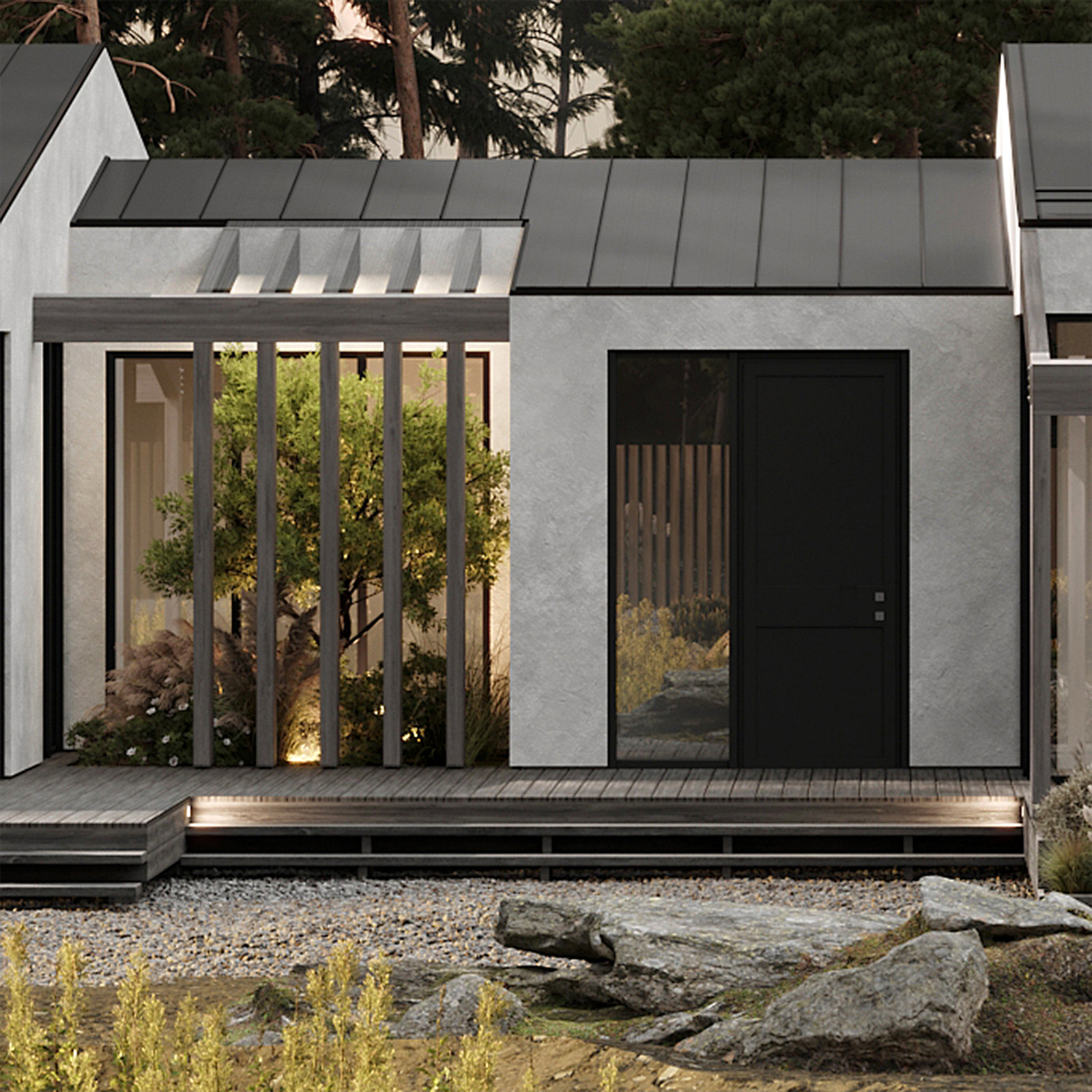 Проект одноэтажного дома в Репино