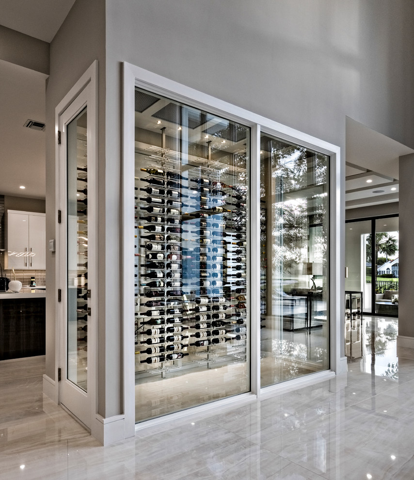 Estate Home Boca Raton - Contemporary - Wine Cellar - Miami - by Ellish ...