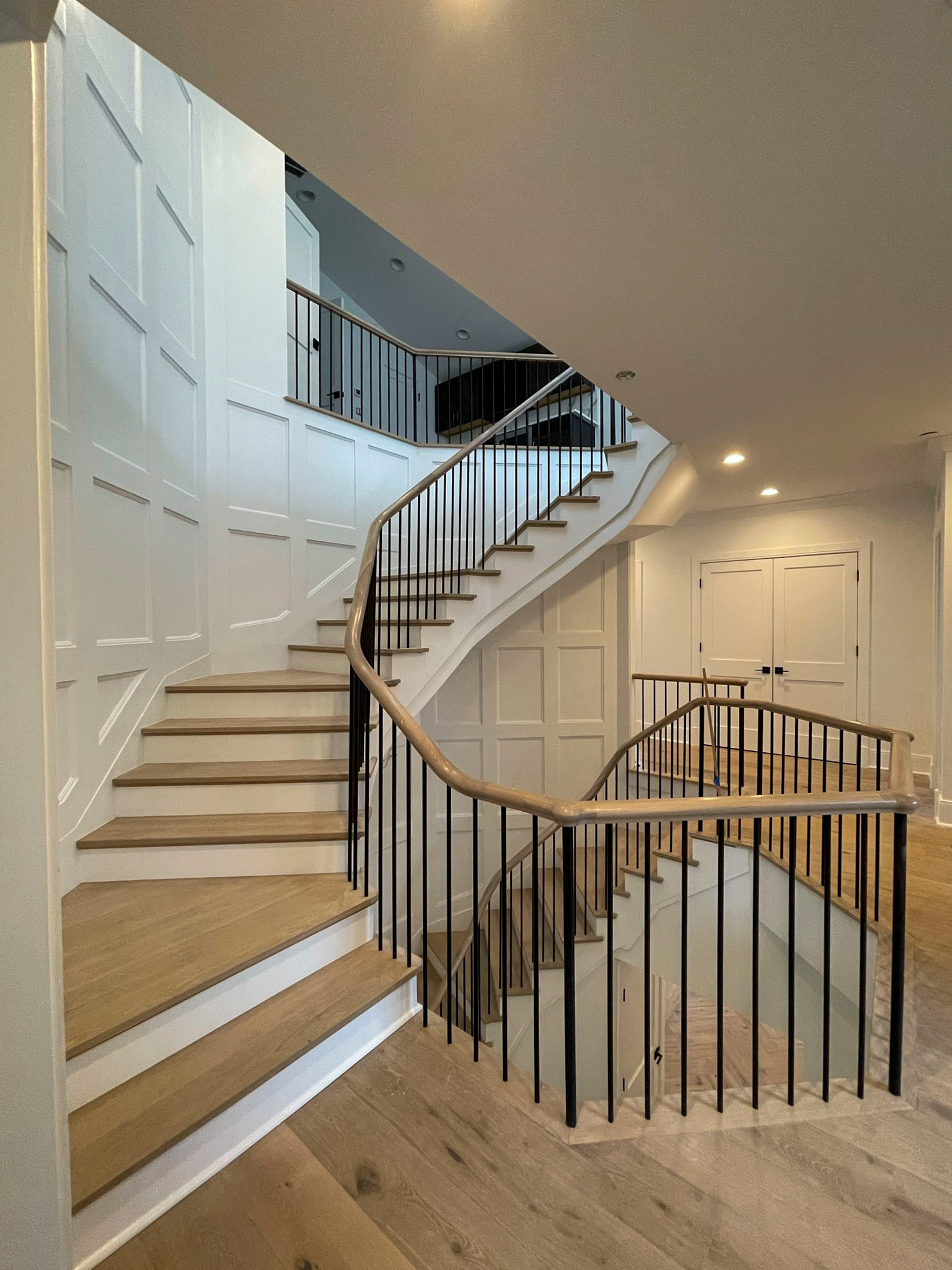 100_Hexagonal Floating-Staircase, Bethesda MD 20817