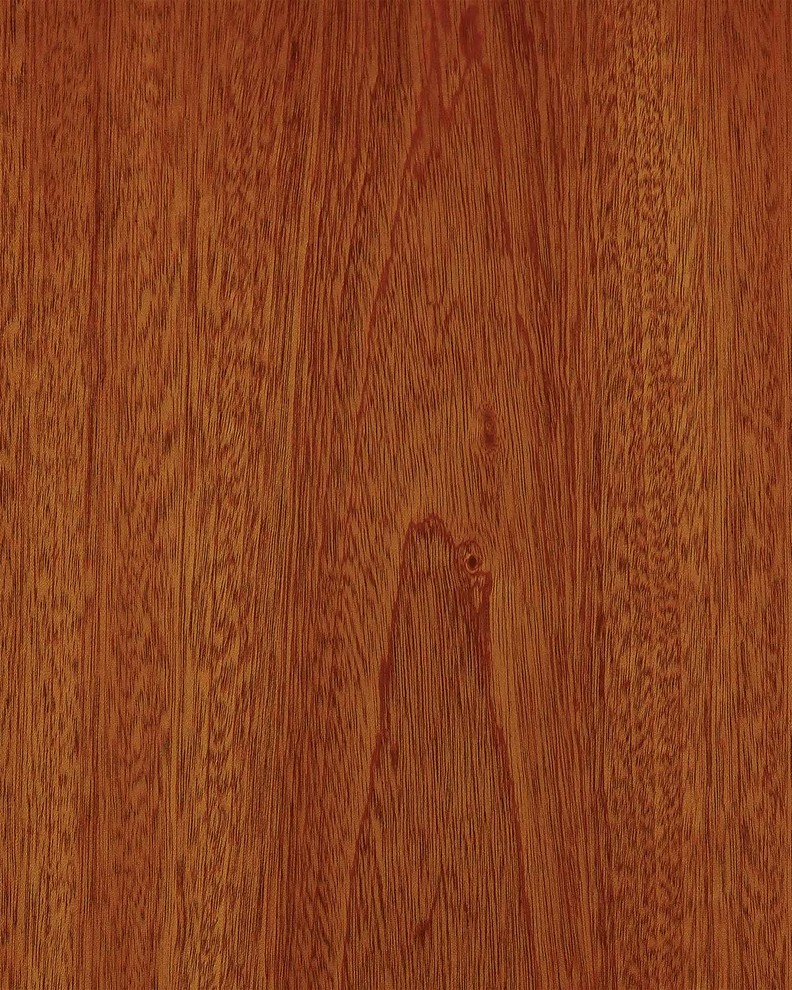 Sapele Flat Cut Wood Wallpaper, 3’ X 9’ Sheet - Traditional - Wallpaper