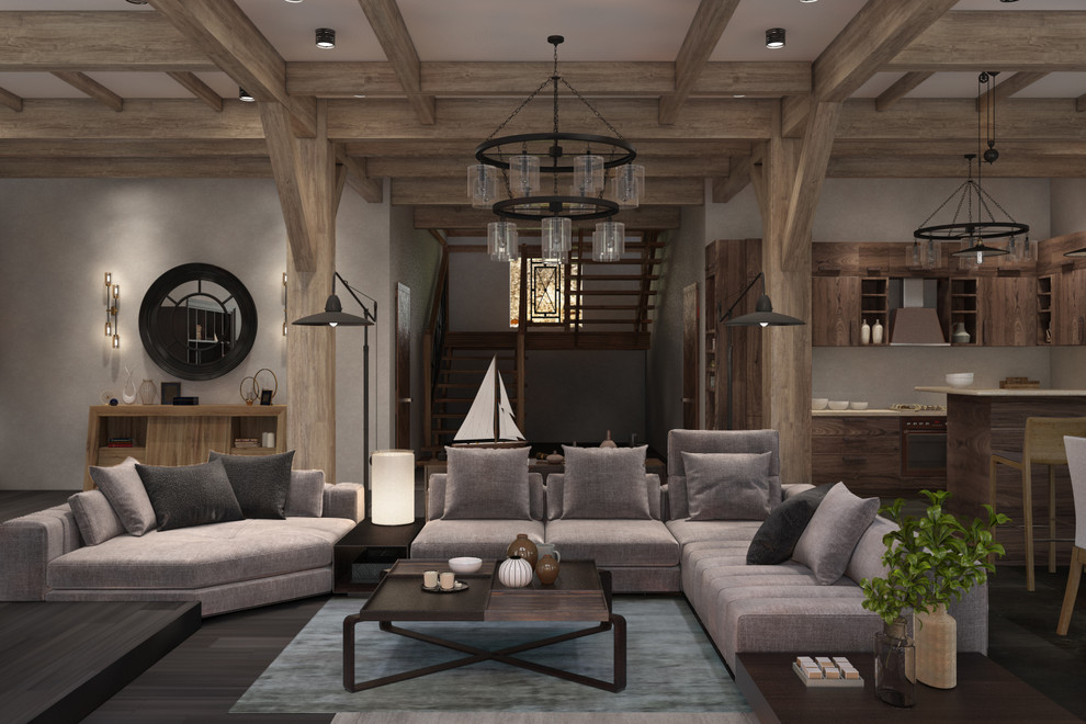 Интерьер дома-шале