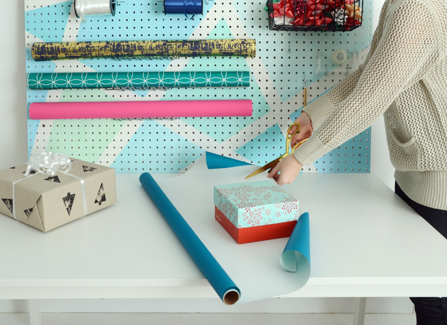 2 Ways to Create a Gift-Wrapping Station