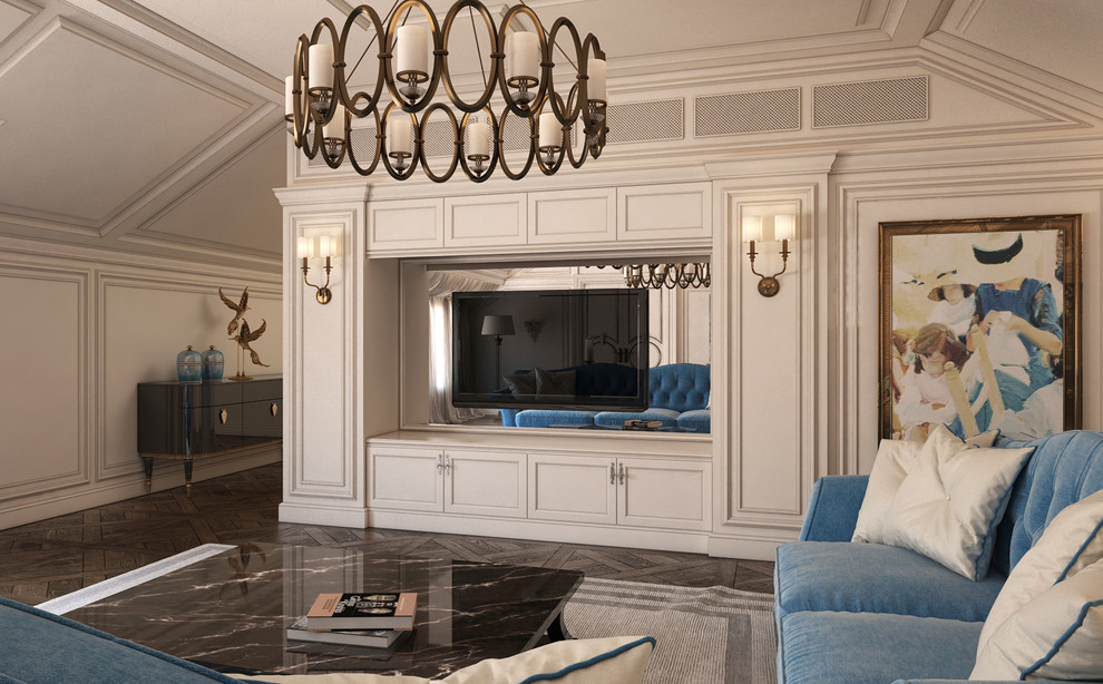 Гостиная. Усадьба  3000 кв.м – Россия, Подмосковье