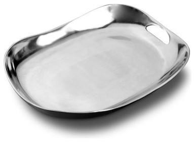 Wilton Armetale Boston 17 in. Oval Tray with Handles