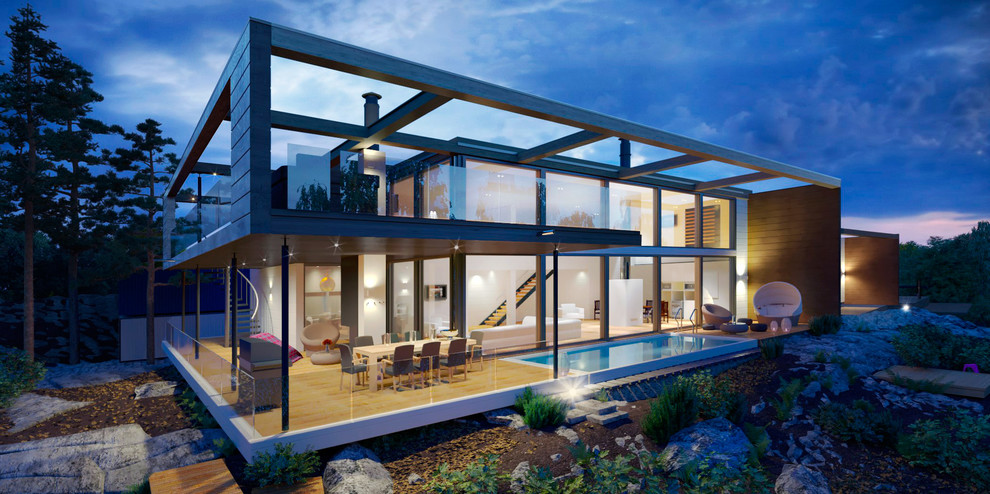 Дом из клееного бруса