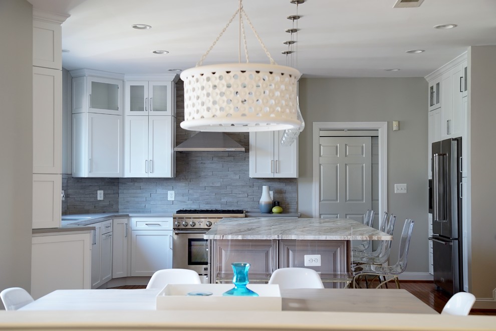 Transitional home design photo in DC Metro