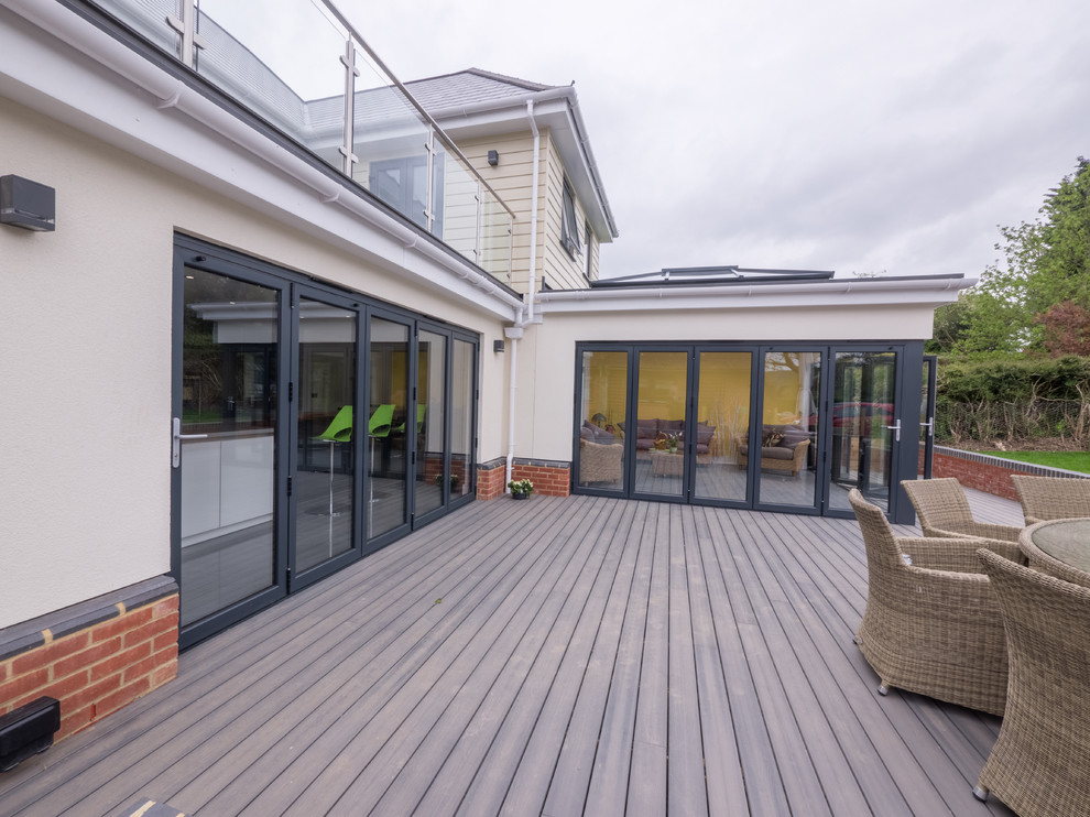 Contemporary terrace in Sussex.
