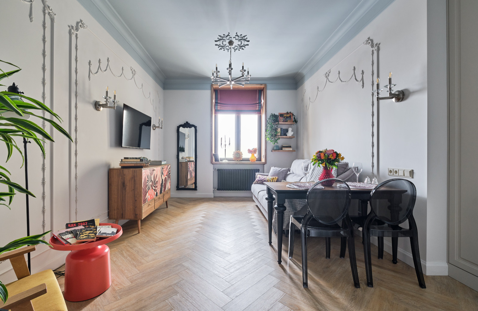 Интерьерная съёмка квартиры в сталинке на Кутузовском проспекте(Москва)