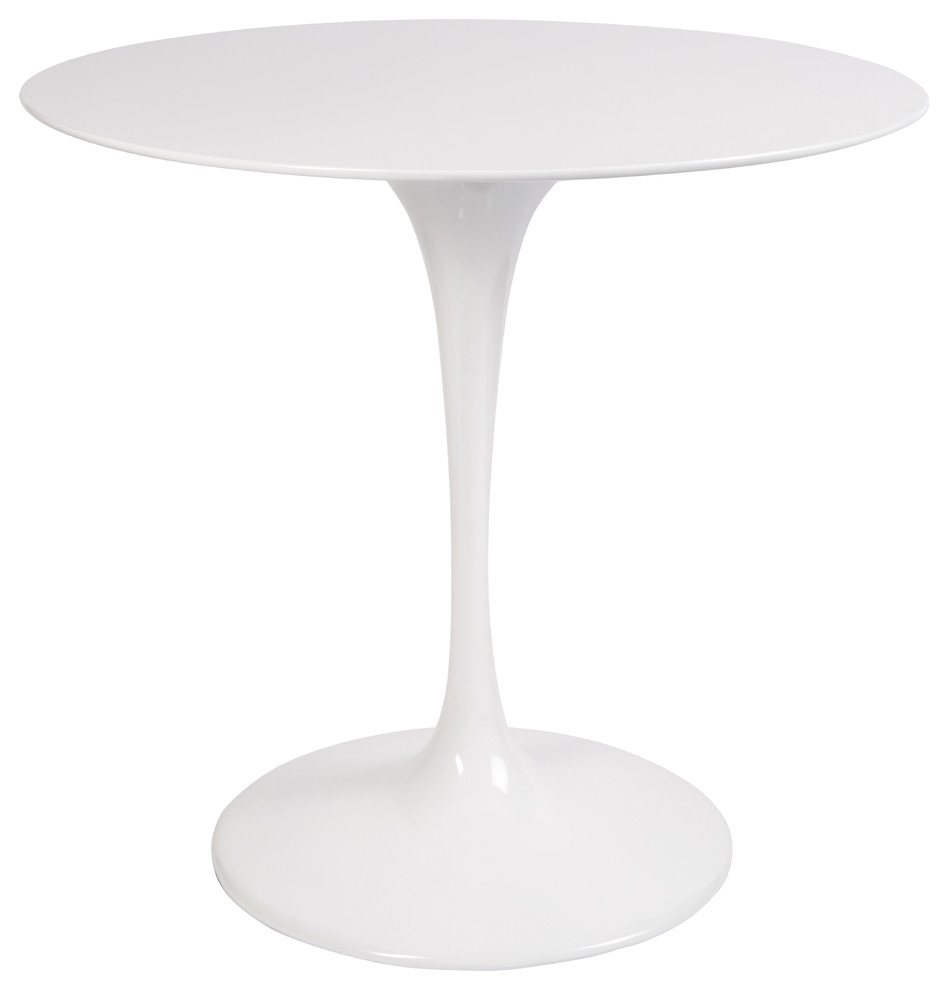 Стол Eero Saarinen Style Tulip Table белый D80