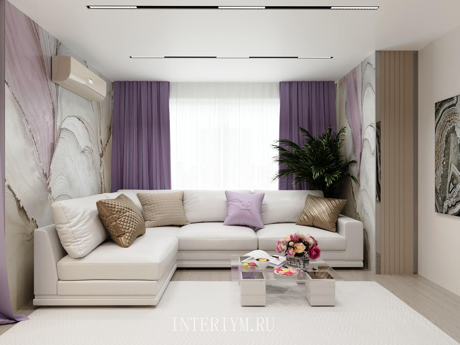 Дизайн кухни-гостиной в кв. по ул. Батальонная, 13