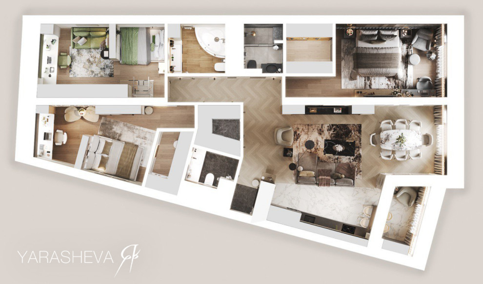 ЖК Кутузовград II 128 м кв.