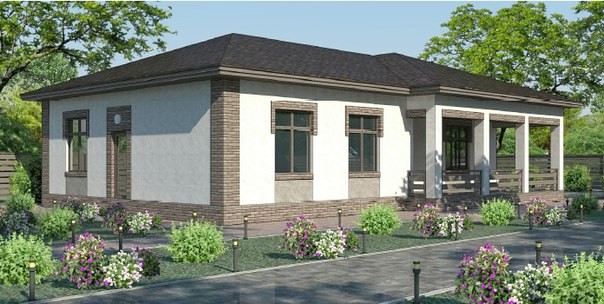 Проект дома №41-05 (S-площадь: 136,6 м.кв.)