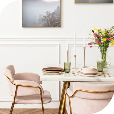 Pink Dining Room - Casia Home