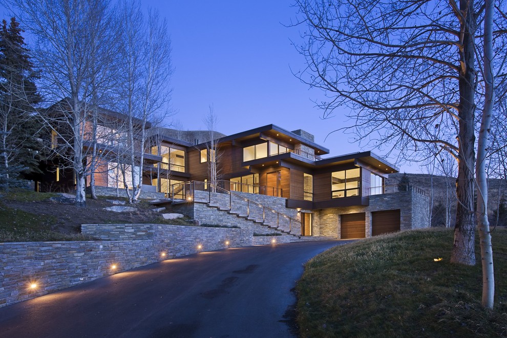 Photo of a contemporary exterior in Boise.
