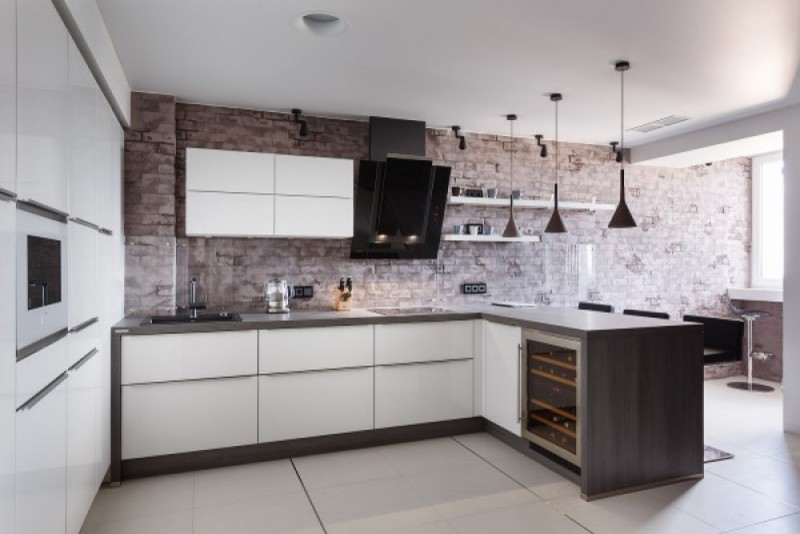 Кухня из акрилового камня 3