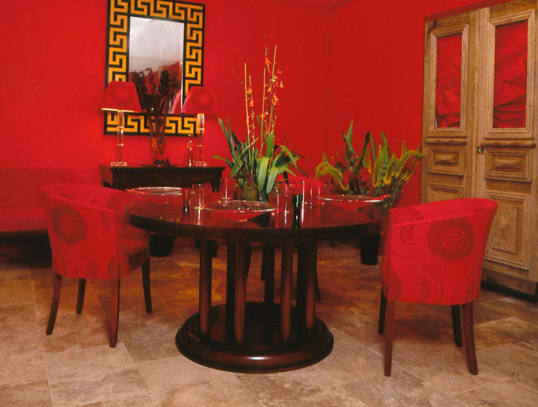Red Dining Room