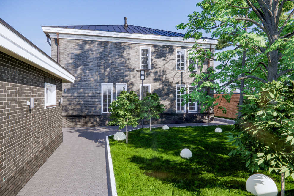 Жилой дом с гаражным комплексом